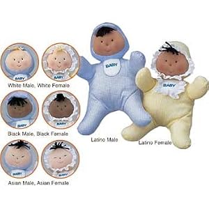 Black Boy & Girl So-soft Baby Dolls