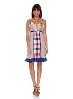 Janis Vestido Angelina (Beige / Azul)