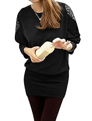 Round Neck Polyester Lace Long Sleeves  Dress