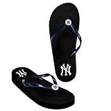 New York Yankees Women's Wedge Flip Flop