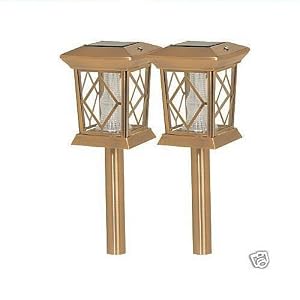 ABC Products Manor House Solar Garden Lighting (Plated Copper Finish) by 