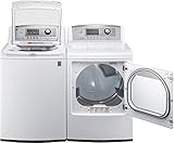 LG H/E Ultra Large Capacity Top Load Laundry System with Turbo Wash Technology (WT5680HWA_DLEX5680W) ELECTRIC DRYER