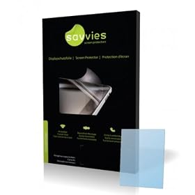 Savvies Crystalclear Screen Protector for Grundig Sinio A1, Protective Film, 100% fits, Display Protection Film by
