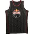 Fox Racing Red Bull/Travis Pastrana 199 Factory Men's Tank Fashion Shirt w/ Free B&F Heart Sticker Bundle - Black
