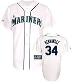 Felix Hernandez Seattle Mariners Home Replica Jersey by Majestic