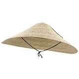 Straw Braid Coolie Hat - Natural