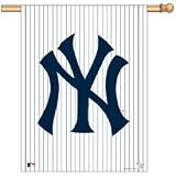 The New York Yankees MLB Baseball Pinstripe Logo Flag or Banner #1