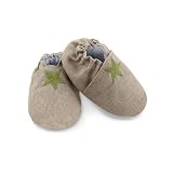 IsaBooties Moss Hemp Baby Shoes