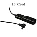 Opteka XL Remote Shutter Release Cord for Nikon D90 Digital SLR Cameras (10 Foot Cord)