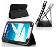 SUPCASE Slim Fit Dual-stand Leather Case Cover with Auto Wake/Sleep Function for Samsung Galaxy Note 8.0 inch Tablet (Black) - Multiple Color Options