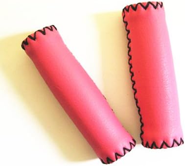 Pink Tachi Vintage Bicycle Bike Handlebar Grips for Mountain Cruiser BMX Handle Bar