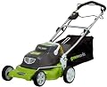 Greenworks 25092 18-Inch 24 Volt Cordless Electric Bag/Mulch Self Propelled Lawn Mower With Removable Battery