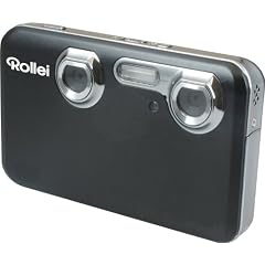 Rollei Powerflex 3D Digitalkamera (5 Megapixel, 7,1 cm (2,8 Zoll) Display, bildstabilisiert) schwarz