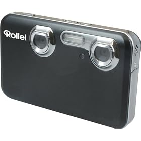 Rollei - Powerflex 3 D - Appareil photo num�rique - 5 Mpix - 3D avec 2 Capteur - Noir