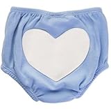 オルル (OLULU） ベビー服 ハート おむつカバー オムツカバー ブルマ 赤ちゃん ベビー 606g041(100,ブルー)