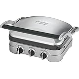 Cuisinart Gourmet GR-4N 5-in-1 Griddle Griddler Panini Sandwich Press