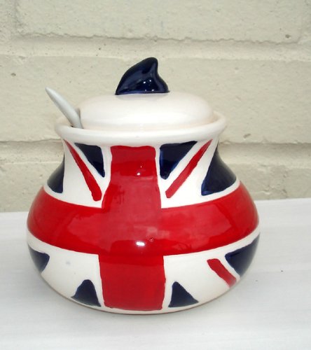 England! Union Jack Pot with lid – Retro Fun Kitchen Accessories