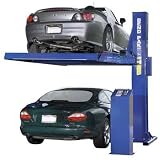 - BendPak Single Post Parking Lift With Deck - 6000-Lb. Capacity
