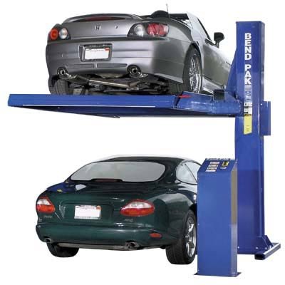 - Bend Pak Single-Post Parking Lift With Extended Lift - 6000-Lb. Capacity, Model# PL-6SPX