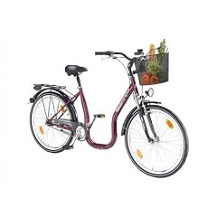 PERFORMANCE Damen-City-Bike weinrot 26 Zoll