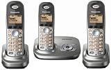 Panasonic KXTG7323 DECT Trio With Answer Machine - Silver from Panasonic