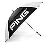 Ping 68" Umbrella Silver/Black DOUBLE Canopy NEW
