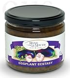 Eggplant Tapenade Featuring Fire-Roasted Eggplant, Garlic and Herbs. It's Babaganoush with Attitude. All Natural, Vegetarian and Delicious. An Appetizer In a Jar!