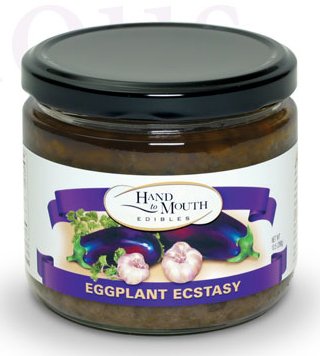 Eggplant Tapenade Featuring Fire-Roasted Eggplant, Garlic and Herbs. It's Babaganoush with... by Hand To Mouth Edibles