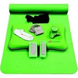 24 Hour Fitness 7-in-1 Fitness Starter Kit for Wii Fit & Wii Fit Plus – Green