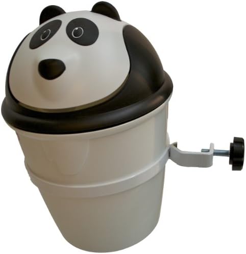 CENTiCARE C-850-PB-U Lidded Panda Bear Waste Basket