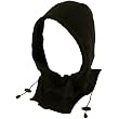 Men's Winter Ski Hoodie Pullover Mask Headscarf Neckwarmer Scarf Hood Hat Black