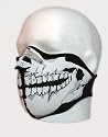 Motorrad Bike Biker Paintball Maske Neopren