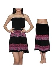 Shirred Gathered Stretchy Crinkled Elasticized   Waistline Knee Length Summer Cotton/Polyamide  Dress