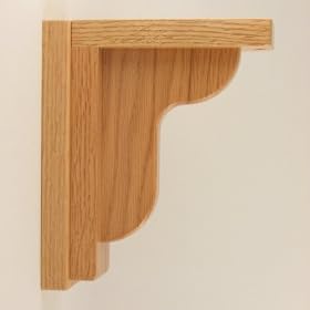 Corbel for Countertops and Shelves - Oak Ogee Model 6 - Unfinished