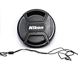 EzFoto 62mm center pinch snap-on lens cap for Nikon lens