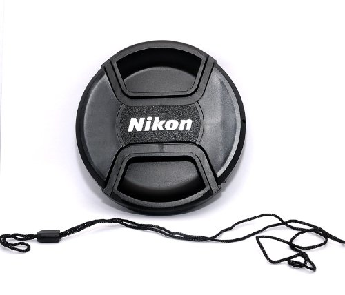 EzFoto 62mm center pinch snap-on lens cap for Nikon lens