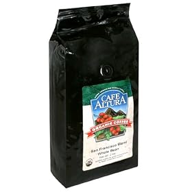 Cafe Altura Organic Coffee, San Francisco Blend,  Whole Bean, 32-Ounce Bag