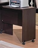 Desk Return in Cappuccino Finish