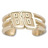 Dale Earnhardt Jr #88 10K Gold TOE RING
