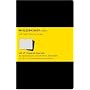 Moleskine Squared Cahier Journal Black Pocket: set of 3 Squared Journals