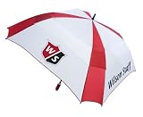 Wilson Staff Pro Umbrella - White/Red
