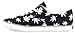 Hipster Mens Marijuana Weed Leaf Skate Shoe,Black,9 D(M) US