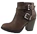 Soda Women's Studio Crisscross Buckle Bootie