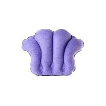 Terry Covered Bath Pillow - Lilac Purple