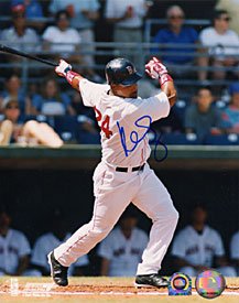 Manny Ramirez Autographed / Signed Boston Red Soxs Baseball 8x10 Photo