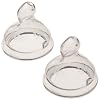 NUK Silicone Orthodontic Nipples, 6 Months, Fast, 2 Pack