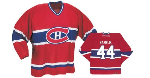 Buy HAMRLIK #44 Montreal Canadiens CCM 550 Series Replica NHL Hockey Jersey (NHLPA Certified Custom...