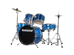 Ludwig Junior 5 Piece Drum Set with Cymbals (Blue)