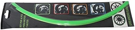 3M Reflective Tape Car Motorcycle Rim Stripe 16 17 18 " Wheel Decal Stickers 16pcs Per Set (Green)