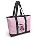 Horse Horseshoe Pink Tote Bag Horse design - For Travel or Beach Best Unique Gift Ideas for Her, Women, or Ladies